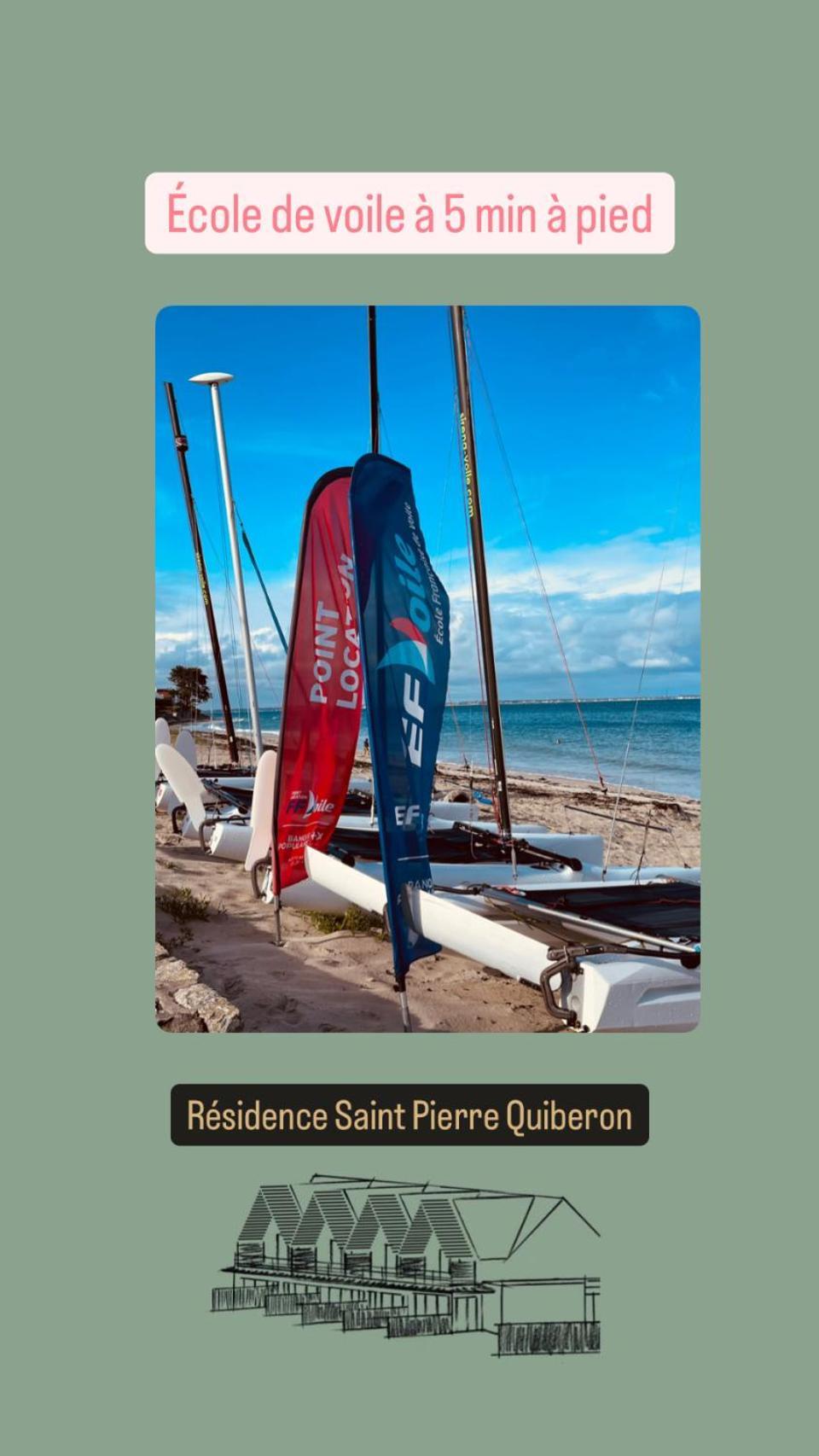 Residence Saint Pierre Quiberon Bagian luar foto